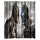 thumbnail image 1 of Cortina de ducha de superhéroe de Los Vengadores Batman, juego de cortina de baño con ganchos, tamaño 60 x 72 pulgadas, 1 of 3
