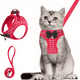 thumbnail image 1 of Dog Cat Harness And Leash 5FT Soft Mesh Breathable Walking Escape Proof For Small Medium Cat Vest, 1 of 3