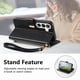 thumbnail image 2 of Funda FOXDOCK cartera de piel sintética para FOXDOCK Samsung Galaxy S26 Pro – Resistente a golpes, RFID – negro, 2 of 6