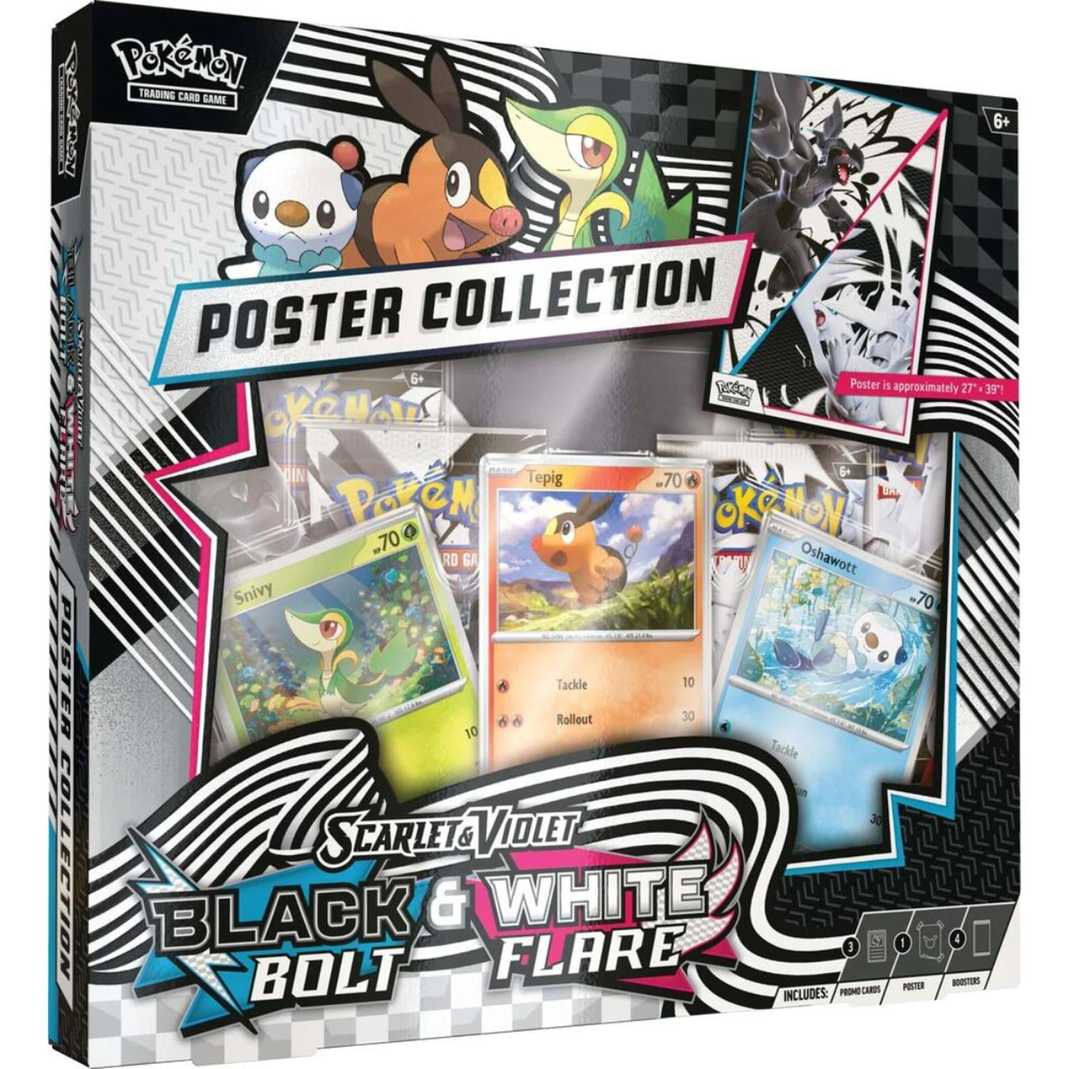 Pokémon - Black Bolt Y White Flare - Unova Poster Collection Espanol