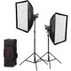 thumbnail image 2 of Godox LA150D-K2 Set de 2 Luces Litemons LA150D Daylight Con Trípodes y Softboxes, 2 of 9