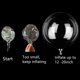 thumbnail image 4 of Globo EFAY Clear, transparente, preestirado, 15 unidades, 4 of 8