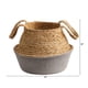 thumbnail image 3 of Canasta maceta boho chic hecha a mano de algodón y yute Nearly Natural, 3 of 4