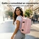 thumbnail image 5 of Mochila de Viaje Multiuso 35L para Laptop 15.6”, Mochila Escolar Impermeable Color Rosa, Gran Capacidad con Compartimento para Portátil, Diseño Liso para Universidad, Trabajo y Viajes, 5 of 6