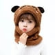 thumbnail image 2 of Gorro Con Cuello Para Niño/a Diseño Osito, Invierno Talla M Chocolate, 2 of 3