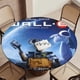 thumbnail image 5 of Wall·e theme Fitted Round Tablecloths Elastic Edged Table Covers Waterproof Table Cloth For Kitchen Holiday Party Tables Decor 150cm, 5 of 6