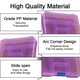 thumbnail image 3 of Caja de almacenamiento de plástico transparente de 5 celdas con botón deslizante, caja para guardar joyas, artículos de papelería, 3 of 5