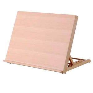 Magideal - Tablero De Dibujo De Caballete De Escritorio Portátil Ajustable Suministros Para Estudiantes De Pintura Acuar , A3 47X36Cm