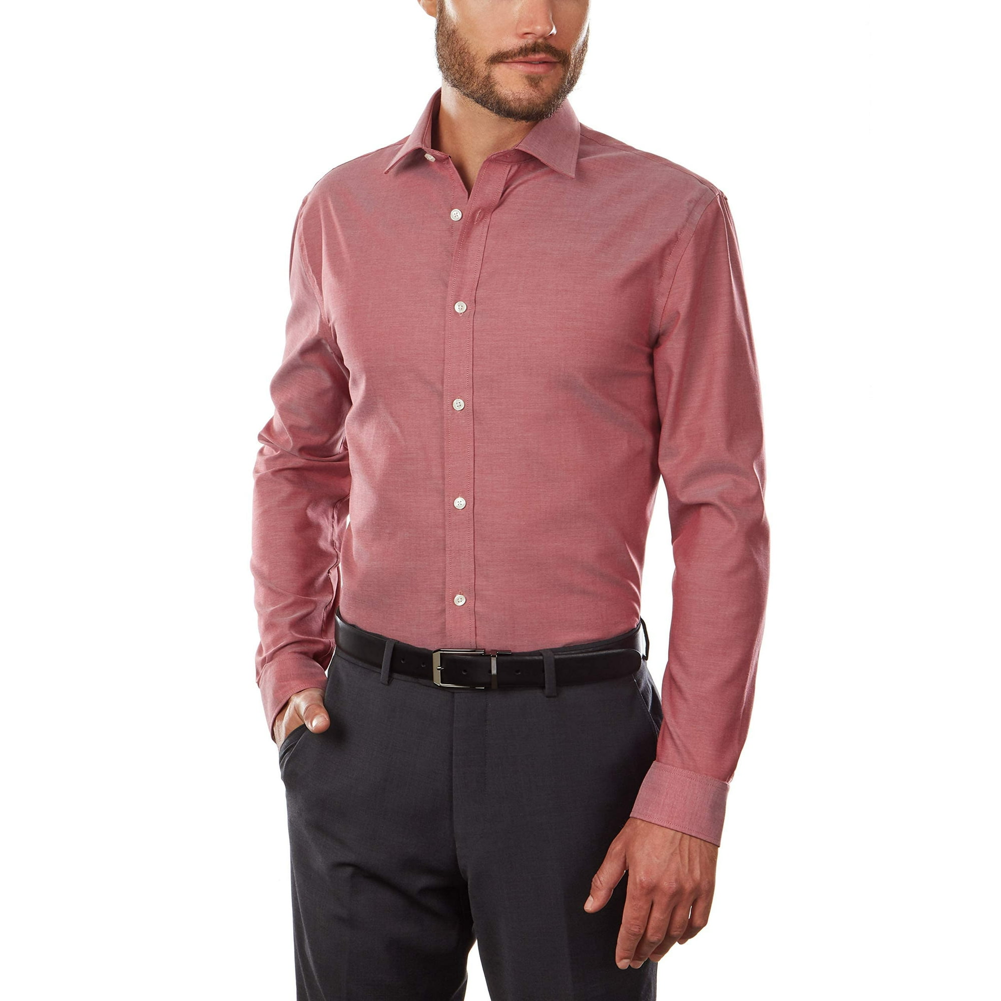Camisa De Vestir Tommy Hilfiger Slim Fit, No Planchar, Para Hombre
