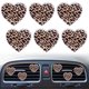 thumbnail image 1 of Clip de ventilación para aromatizador de auto Xinjincang Leopardo Corazón, 6 piezas, 1 of 7