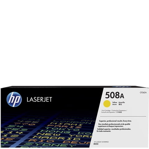 Cartucho De Tóner Hp 508A 5000 Páginas Amarillo Laserjet