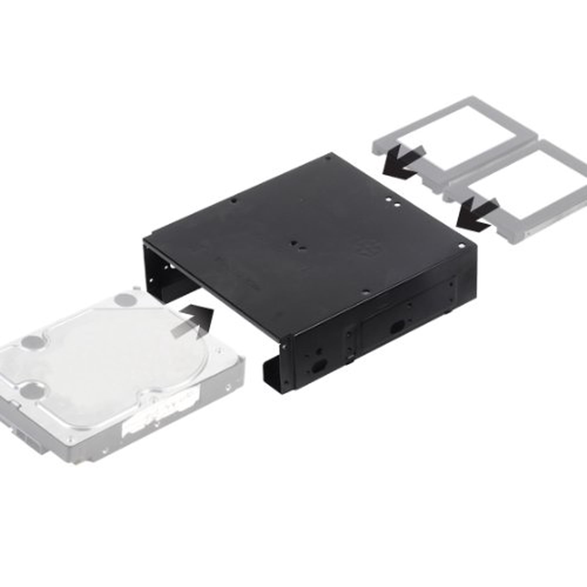 Soporte Conversor Drive Bay Silverstone Sdp10b 5.25 A 3.5