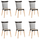 thumbnail image 1 of Pack 6 Sillas De Comedor Windsor Negro, 1 of 7