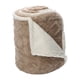 thumbnail image 2 of Frazada Jacquard Sherpa Beige Kng, 2 of 2