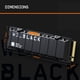 thumbnail image 2 of SSD interno para gaming Western Digital SN850 de 1 TB con disipador, 2 of 6