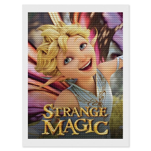 Strange Magic Kits de Pintura de Diamantes para Adultos 5D DIY Diamond Art Kits Full Drill Diamond Dots para Regalo Decoración de Pared y Relajación Artes de Gemas 30*40cm