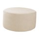 thumbnail image 4 of Funda Otomana Redonda Para Reposapiés, Reposapiés, Taburete De Salón, Beige, 4 of 5