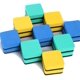 thumbnail image 4 of Borrador magnético seco, 30 unidades, miniborrador de pizarra blanca a granel, ideal para estudiantes, profesores, aulas, escuelas, oficinas y hogares, 5 x 5 cm (3 colores)., 4 of 7