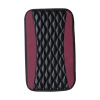 Ioensy - Funda De Cojín Para Reposabrazos, Protector De Almohadilla De Caja De Consola Central Para La Mayoría De Los Coches Suv Claret