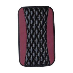 Ioensy - Funda De Cojín Para Reposabrazos, Protector De Almohadilla De Caja De Consola Central Para La Mayoría De Los Coches Suv Claret