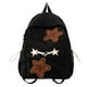 thumbnail image 1 of Y2K Girls Star Pattern Laptop Backpack Teen Student Large Capacity School Bookbag Corduroy Rucksack Double Strap Shoulder Bag, 1 of 3