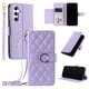 thumbnail image 1 of Funda tipo billetera FOXDOCK para Samsung Galaxy A35 5G – Tapa abatible con correa para mujer, 1 of 5