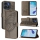 thumbnail image 1 of Funda cartera mariposa para Motorola Moto G56 con soporte y ranuras para tarjetas Gris, 1 of 5