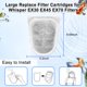 thumbnail image 2 of Cartucho de filtro Switior - Pack de 16 (13x17 cm) para acuario, 2 of 7