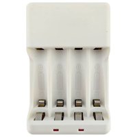 Tecnolab - Cargador De 4 Pilas Aa Y Aaa Dual Volt - Ps