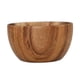thumbnail image 5 of Ensaladera De Madera Natural Redonda De Primera Calidad Utensilios Cuencos Para Servir Frutas 8x6cm, 5 of 5