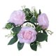 thumbnail image 1 of Rosas Artificiales Vela Aros Redondo 23cm Para Centros De Mesa Ventana Rosa, 1 of 1