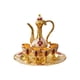 thumbnail image 4 of Juego De Licor Para Vino Dispensador Copa De Vino Bandeja Para Servir Vasos Oro Rojo Rosa, 4 of 5