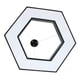 thumbnail image 2 of Lámpara Colgante Techo LED Minimalista Hexagonal Negro Jhn, 2 of 3