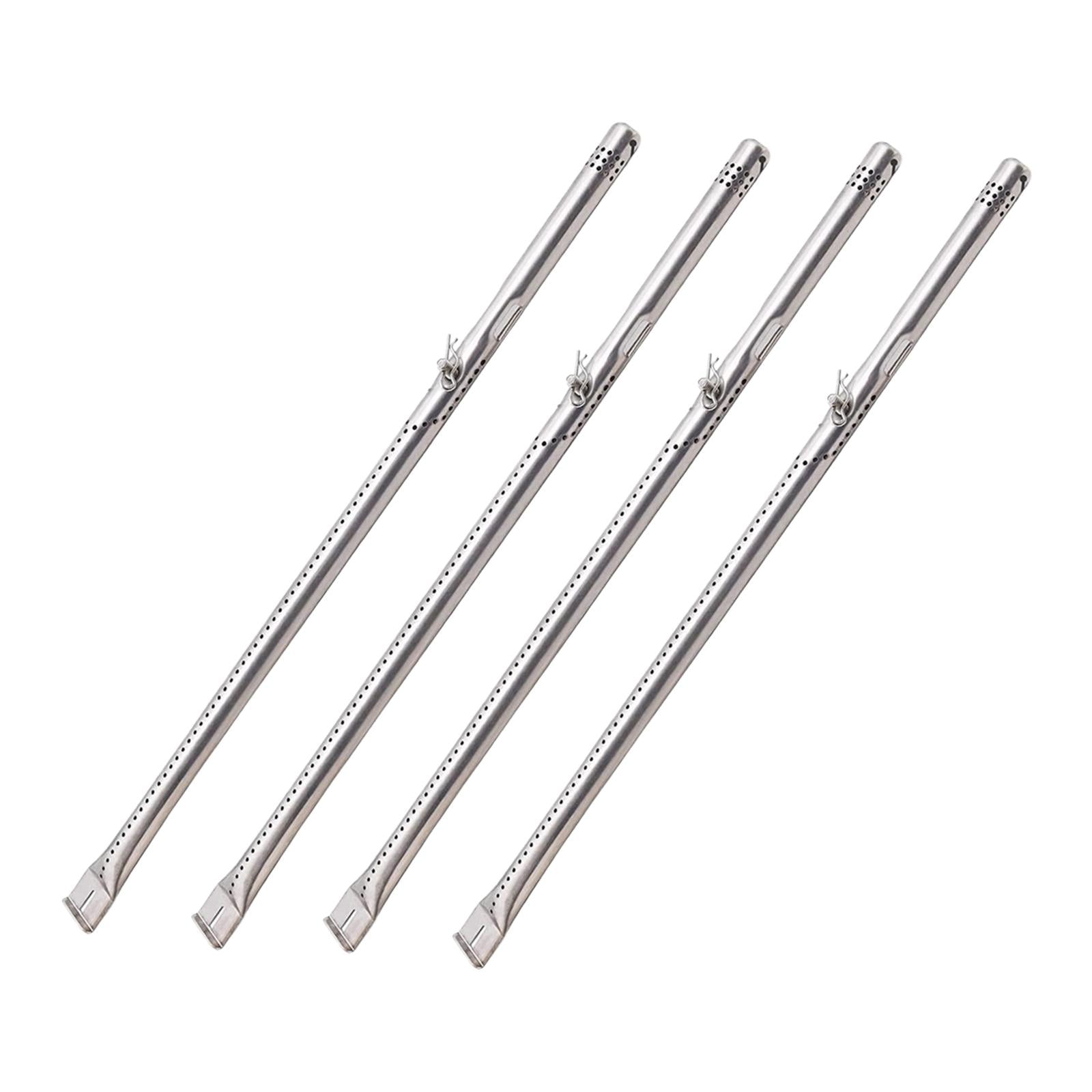 Ioensy - 4 Tubos De Quemador De Parrilla De Acero Inoxidable Para Asar En Viajes Y En Casa.