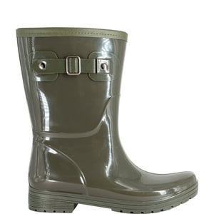 Bota De Agua Con Polar Cressida Verde Alquimia