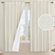 thumbnail image 1 of LAMIT 100 Blackout Natural Linen Bedroom Curtains 63 Inches, 1 of 3