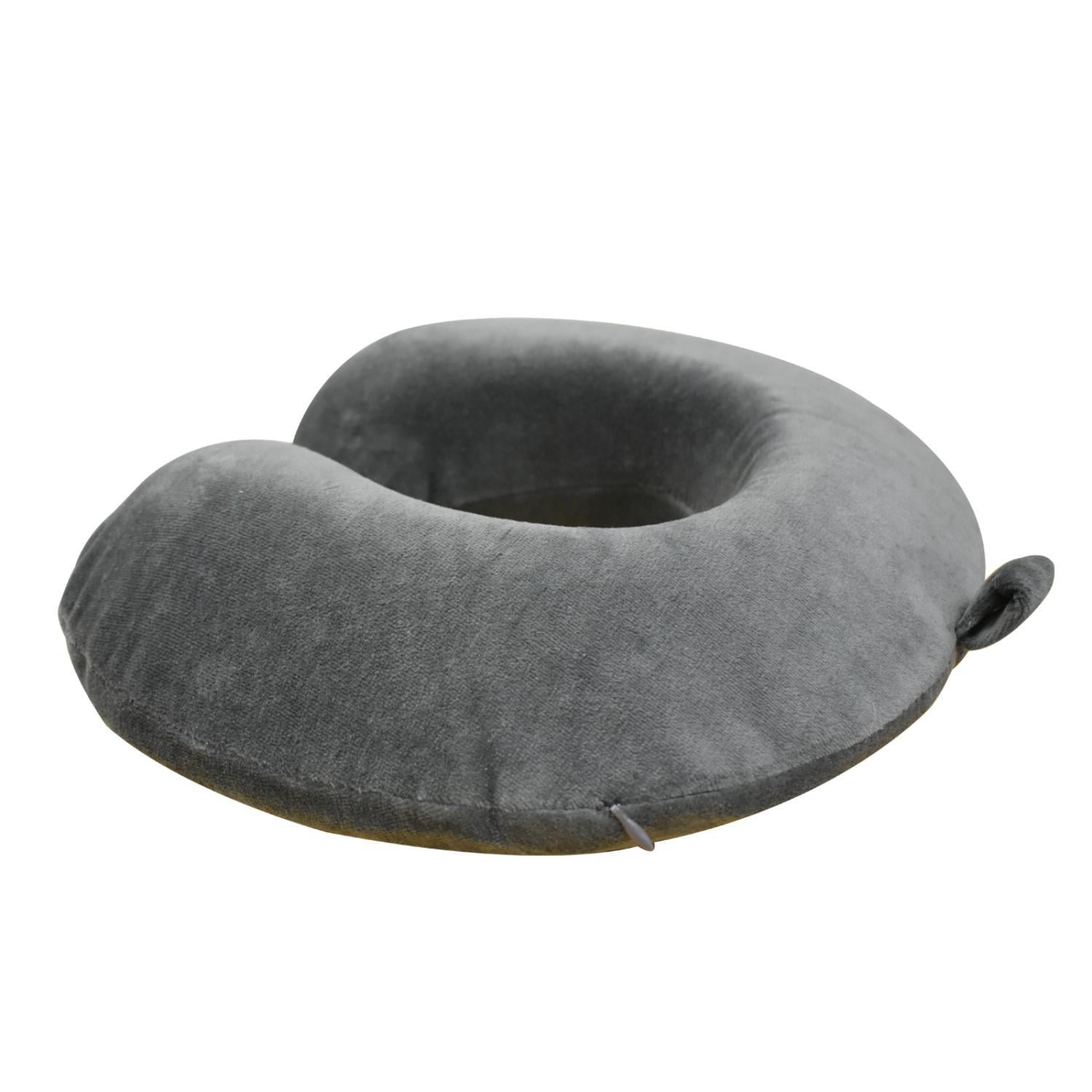 Maxcare - Almohada De Viaje Cuello Soft & Comfort 30x29x9 Gris