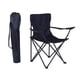 thumbnail image 1 of Silla Plegable De Camping Con Posavasos Y Brazos Hasta 150kg Negro, 1 of 8