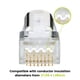 thumbnail image 4 of Enchufes modulares de paso RJ45 Cat6/6A blindados, 50 unidades, 4 of 8