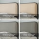 thumbnail image 3 of Modern Metal Bed Frame with Curved Upholstered Headboard and Footboard Bed with Under Bed Storage, Heavy Duty Metal Slats, King Size, Beige, 3 of 3