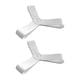 thumbnail image 4 of Sujeta-aletas Elásticos Fáciles De Poner Y Seguros Para Natación Subacuática, Deportes Acuáticos, Color Blanco, Talla M 39 A 41, 4 of 5
