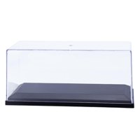 Magideal - Estuche De Exposición Acrílico Transparente, Caja De Exhibición, Contenedor De Almacenamiento De Mesa Portátil Para Modelo De Vehículos 1/32 Para Mini