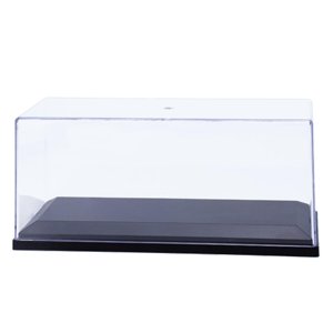 Magideal - Estuche De Exposición Acrílico Transparente, Caja De Exhibición, Contenedor De Almacenamiento De Mesa Portátil Para Modelo De Vehículos 1/32 Para Mini