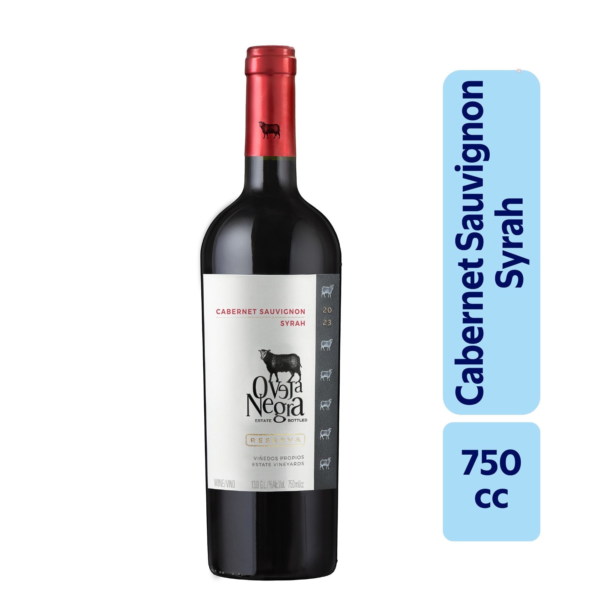 Vino Tinto Ensamblaje Reserva 13° Botella 750 ml Oveja Negra