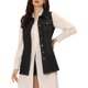 thumbnail image 1 of INSPIRE CHIC Chaleco de Mezclilla para Mujer sin Mangas con Botones de Largo Medio Casual Chaleco de Jean Negro XS, 1 of 6