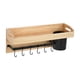 thumbnail image 5 of Estante de pared de cocina Ganchos extraíbles Ganchos para abrigos Estante para utensilios Cubiertos Estantes flotantes para cocina Bar Dormitorio Res, 5 of 5