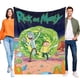 thumbnail image 1 of Rick y Morty anti-pilling, suave, ligera, esponjosa y acogedora de lujo para hogar y cocina – Perfecta para niños y adultos, 100 x 150 cm, 1 of 6