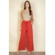thumbnail image 3 of Saronite Pantalones Minimalistas de Pierna Ancha con Cordón Ajustable en la Cintura, Negros (para Mujer), 3 of 5