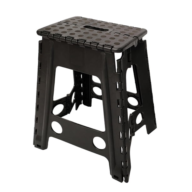 Taburete plegable para acampar, taburete para campamento, silla ligera y compacta ultraligera, taburete plegable para viajes, pesca, patio, playa, bar 29cmx22cmx45cm