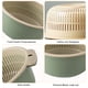 thumbnail image 3 of Cesta de drenaje de doble capa Cesta de lavado de cocina doméstica Cesta de almacenamiento Cesta de fruta de agua, 3 of 6